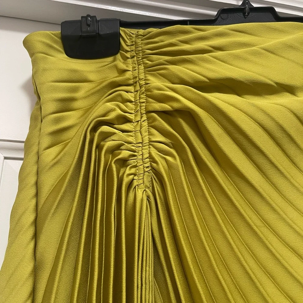 Mango PLEATED ASYMMETRIC SKIRT - Picture 6 of 8